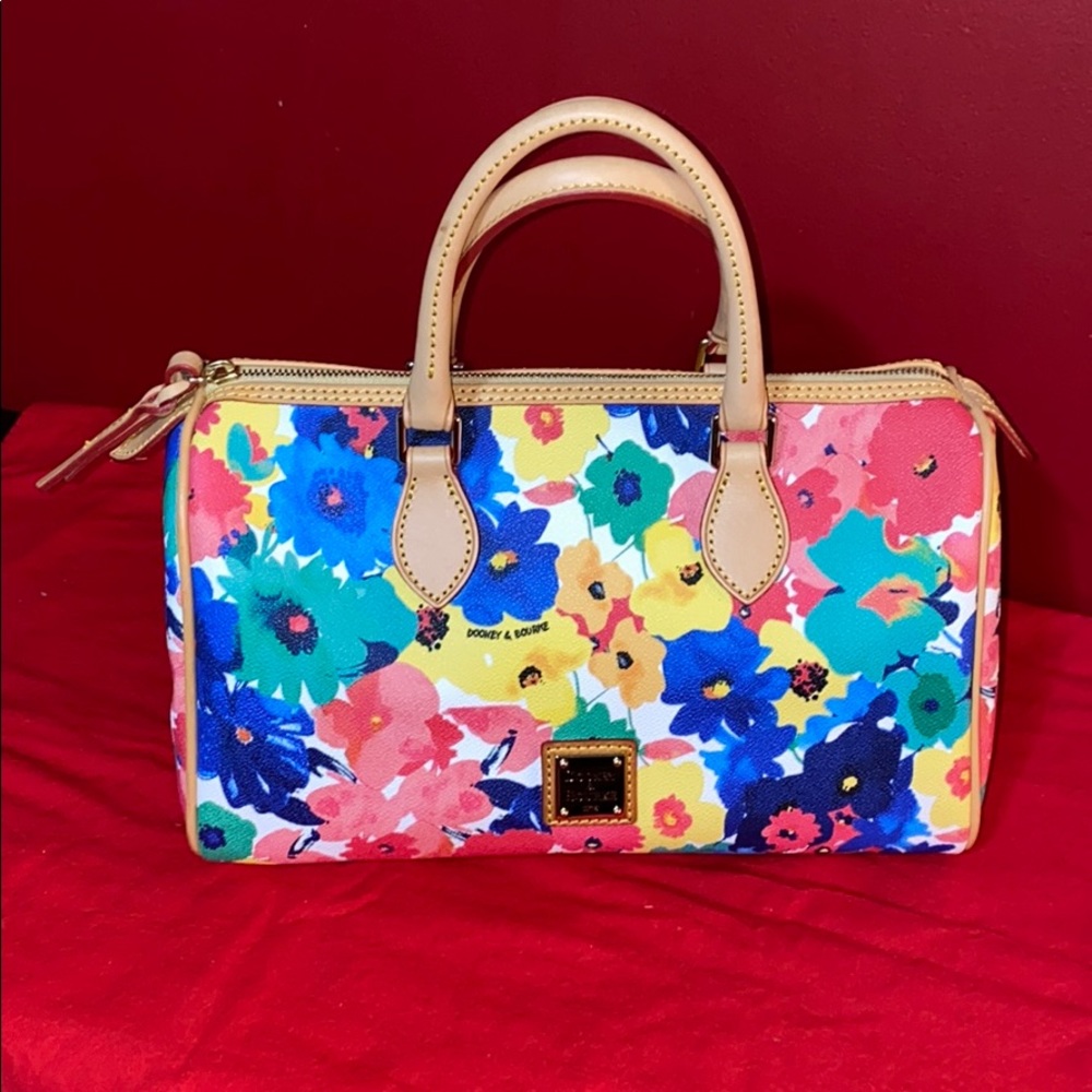 Dooney & Bourke watercolor barrel bag